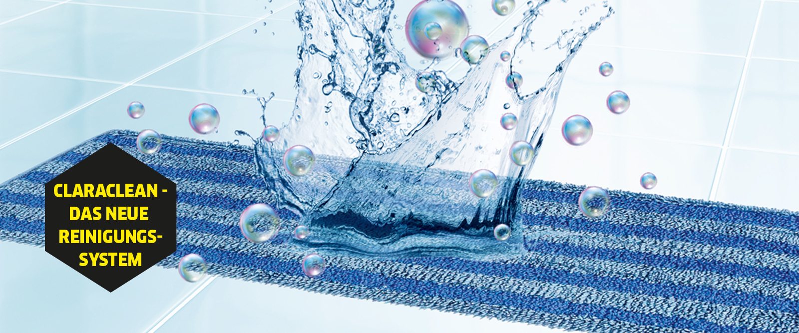 ClaraClean Unterhaltsreinigung getränktes Wischtuch