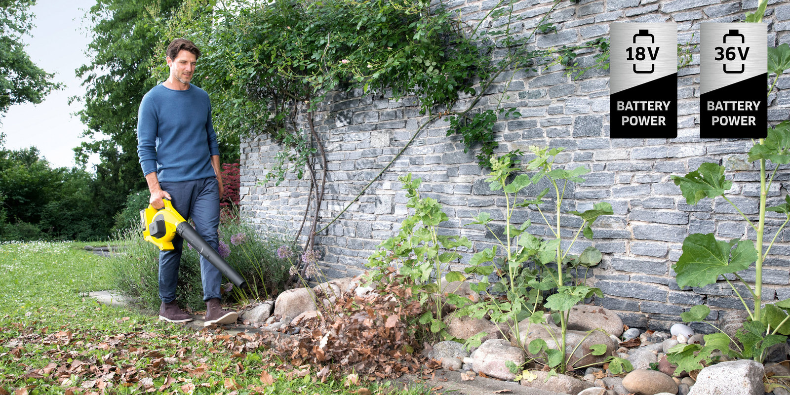 Aspirateur à feuilles et souffleur de feuilles sans fil
