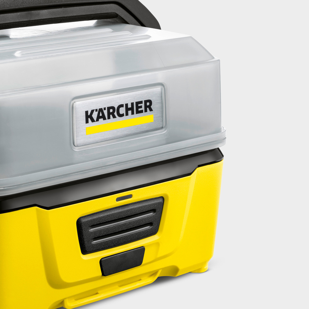 Battery performance OC 3 Battery performance low pressure washer OC 3