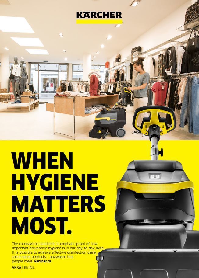 Kärcher Canada Brochure hygienic cleaning Retail EN