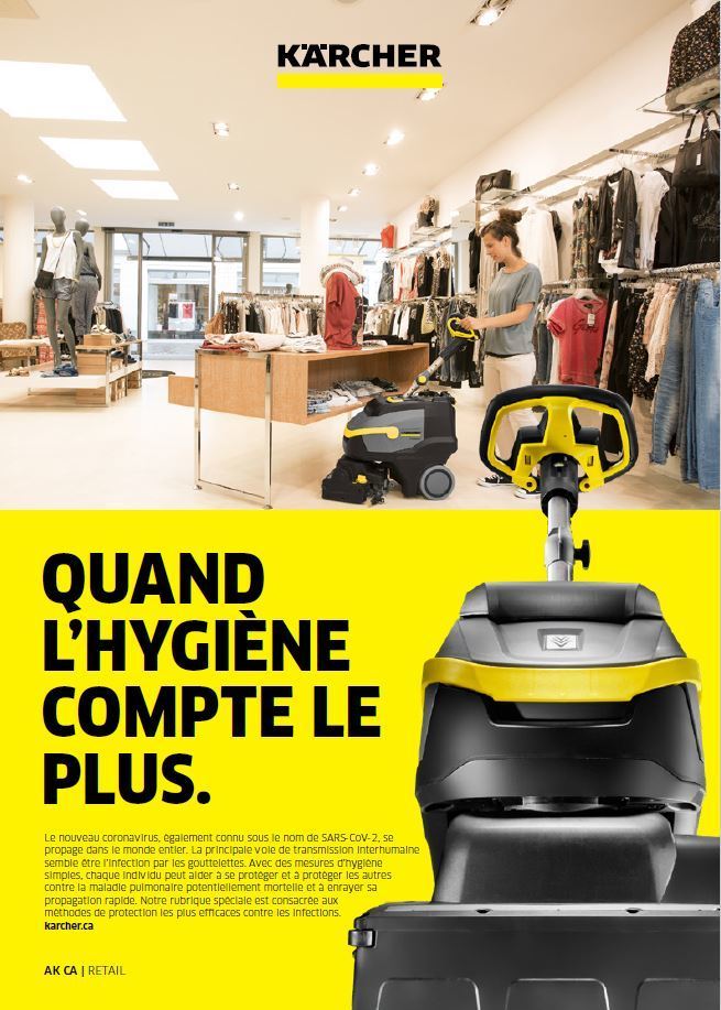 Kärcher Canada - Équipement professionnel - Brochure Nettoyage hygiénique Commerce de détail