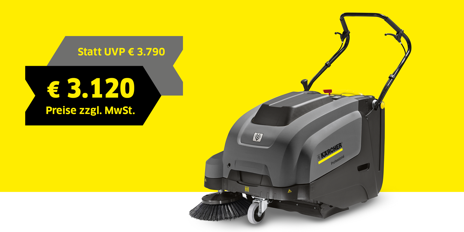 Kehrmaschine KM 75/40 W Bp Pack 3.120€ Kehrmaschine KM 75/40 W Bp Pack 3.120€