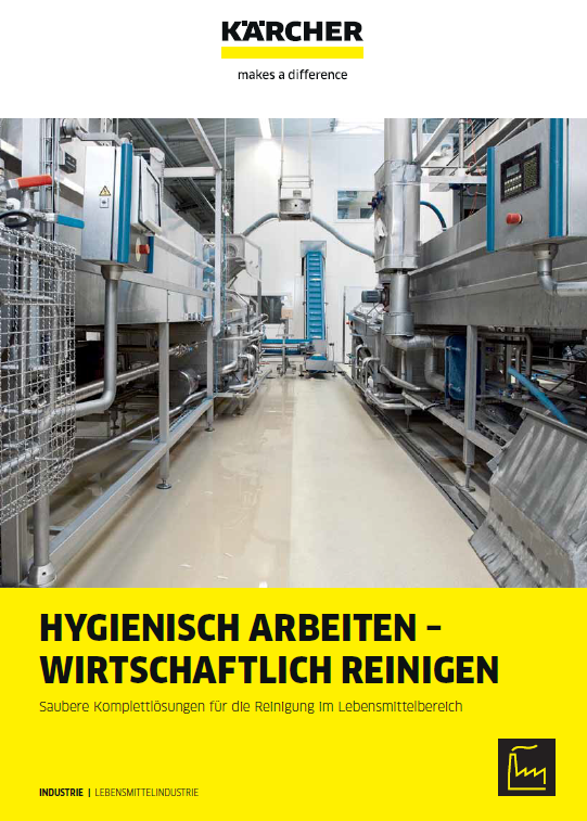 Broschüre Lebensmittelindustrie  Broschüre Lebensmittelindustrie