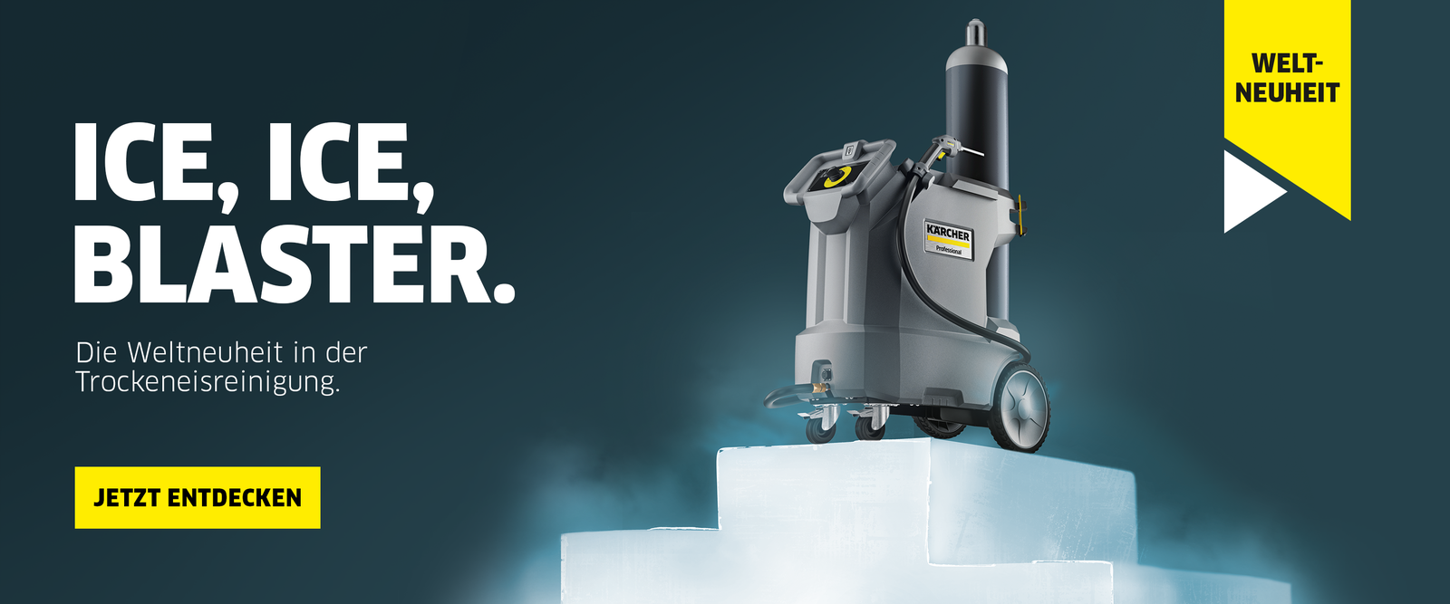 Die Weltneuheit in der Trockeneisreinigung. 在我的生命中,我是健康的。