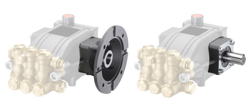 Direct-Drive (left) vs Belt-Drive (right) Pressure washer direct-drive and belt-drive pump