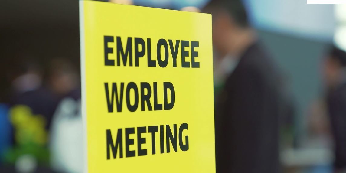 Employee world meeting Employee world meeting