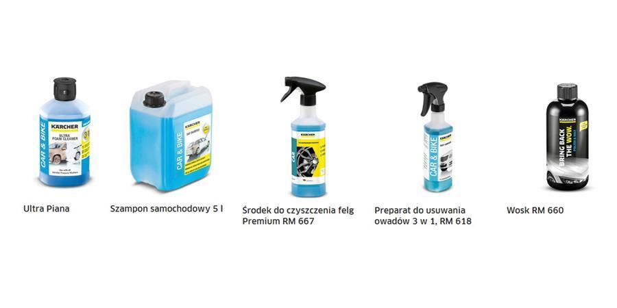 ultra piana i inne środki do czyszczenia auta