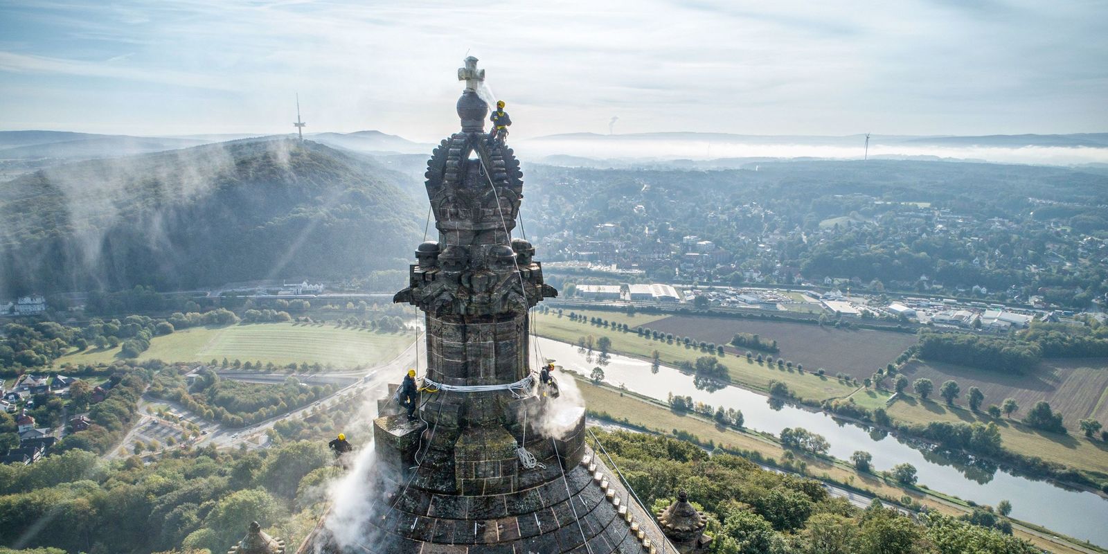 Kärcher reinigt das Noon Gate in Hue, Vietnam