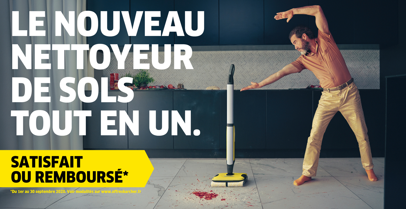 le nouveau nettoyeur de sol tout en un FC 7 Kärcher récupère toutes les salissures et lave les sols en un seul passage le nouveau nettoyeur de sol tout en un FC 7 Kärcher récupère toutes les salissures et lave les sols en un seul passage
