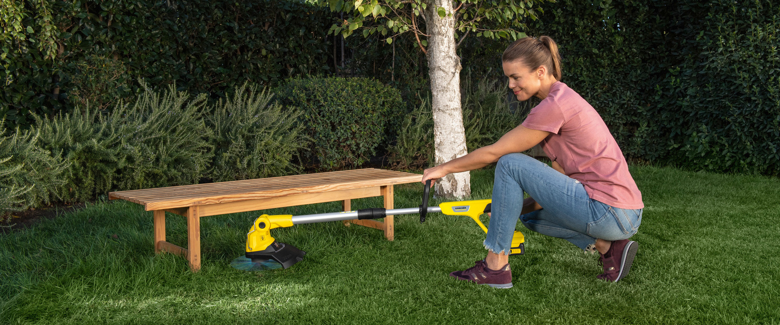 Battery lawn trimmer Battery lawn trimmer