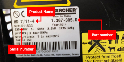 Product information label-3 Product information label-3