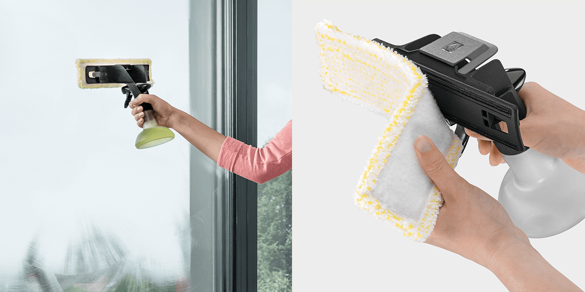 ケルヒャー窓用バキュームクリーナー　アクセサリー 　スプレーボトルセット