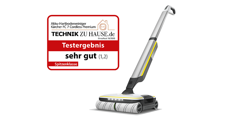 Auszeichnung Technik zu Hause FC 7 Cordless Premium mit Auszeichnung von "Technik zu Hause".