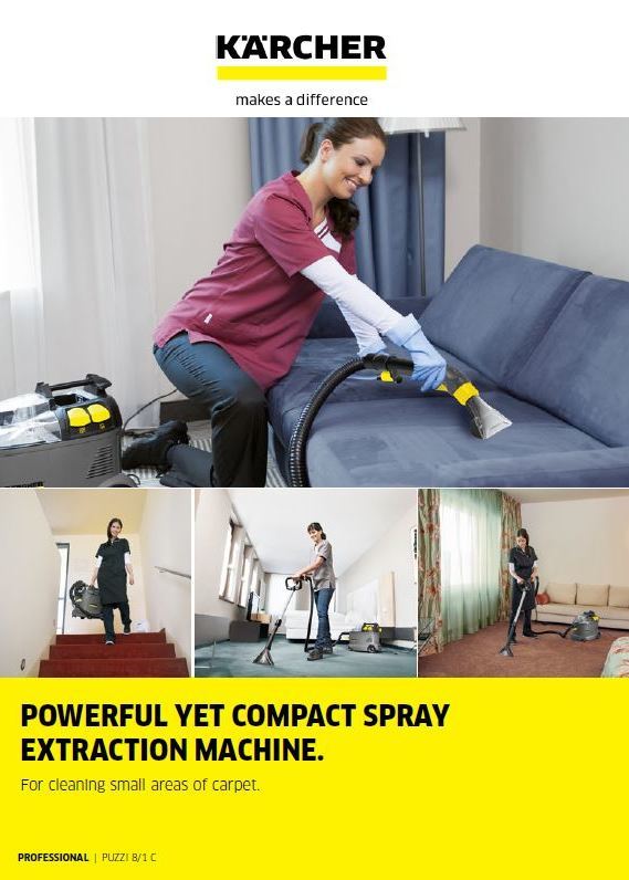 Brochure for Puzzi 8/1 C Extractor