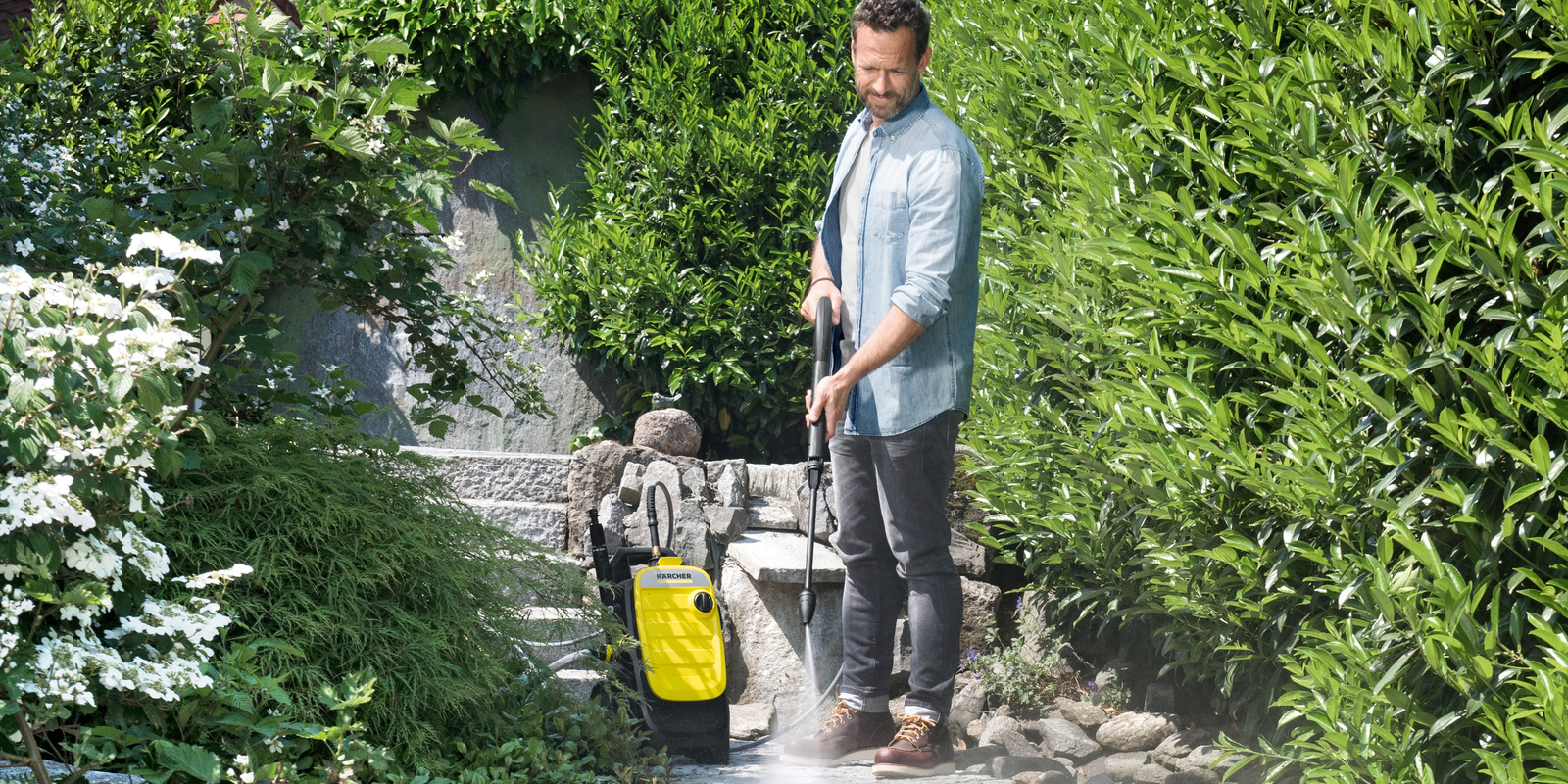 Karcher Pressure Washer Steps Cleaning