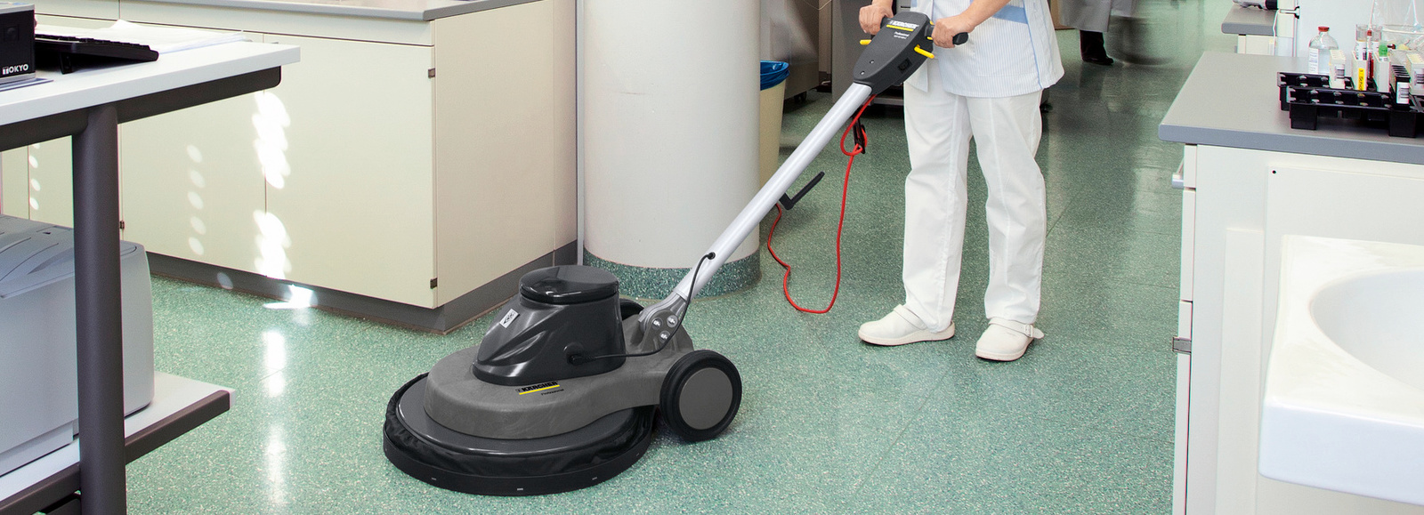 Polissage de sols sans produits chimiques