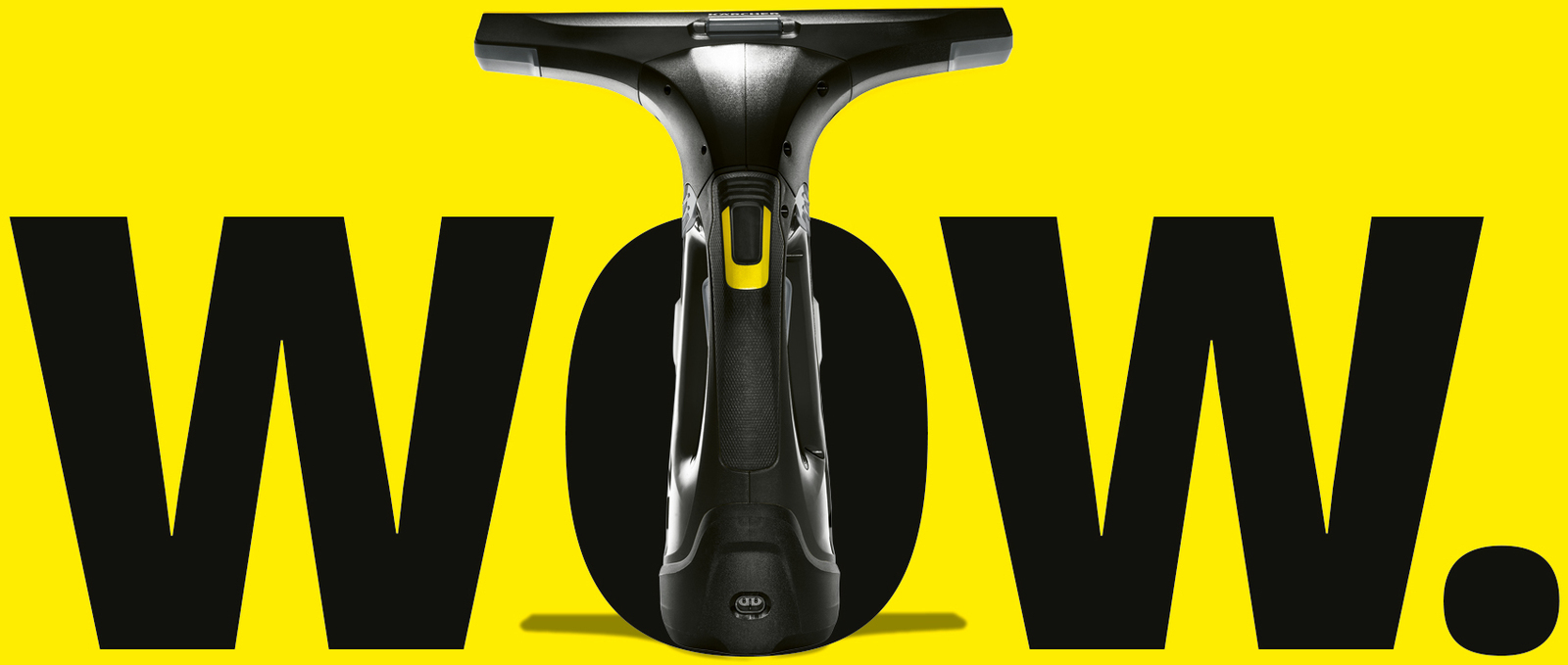 L'aspirateur nettoyeur de vitres sans fil Kärcher WV 5 transforme le nettoyage des surfaces lisses en un jeu d'enfant. 