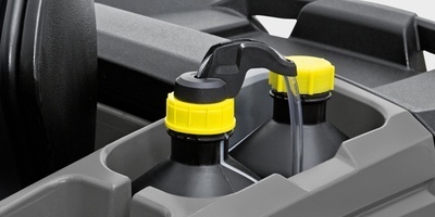 Save money and be more environmentally friendly close up photo of the Dose system