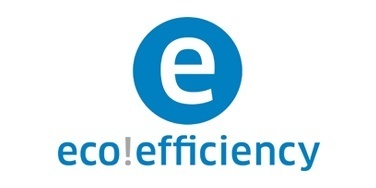 Reduce water and detergent usage eco!efficiency logo