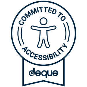 Deque Committed to Accessibility Badge Deque Committed to Accessibility Badge