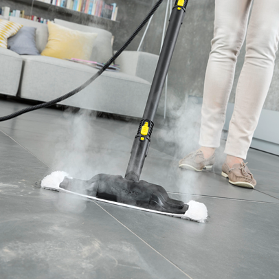 Effektive Fugenreinigung mit dem Kärcher Dampfreiniger Effektive Fugenreinigung mit dem Kärcher Dampfreiniger