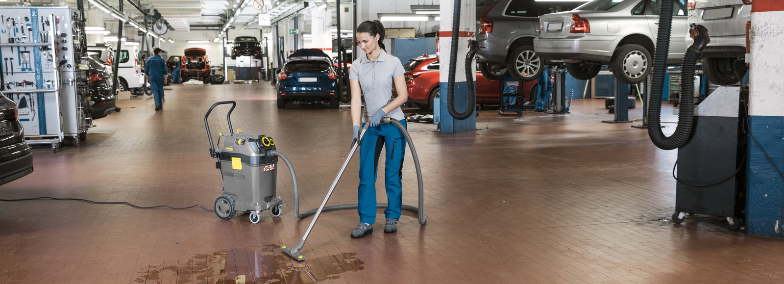 Reinigung in der Branche Automotive: Werkstatt