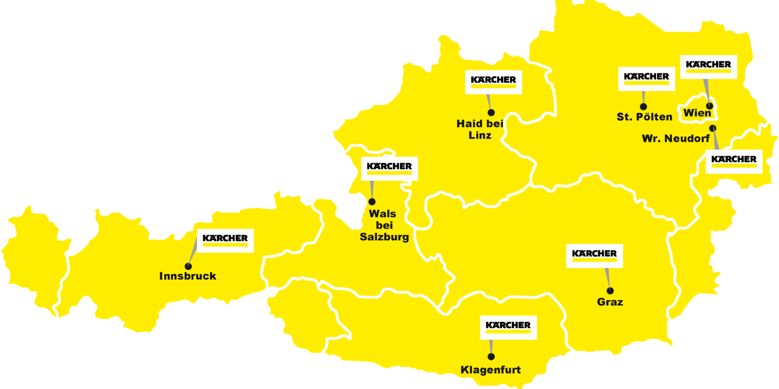 Kärcher Center Karte ohne Dornbirn