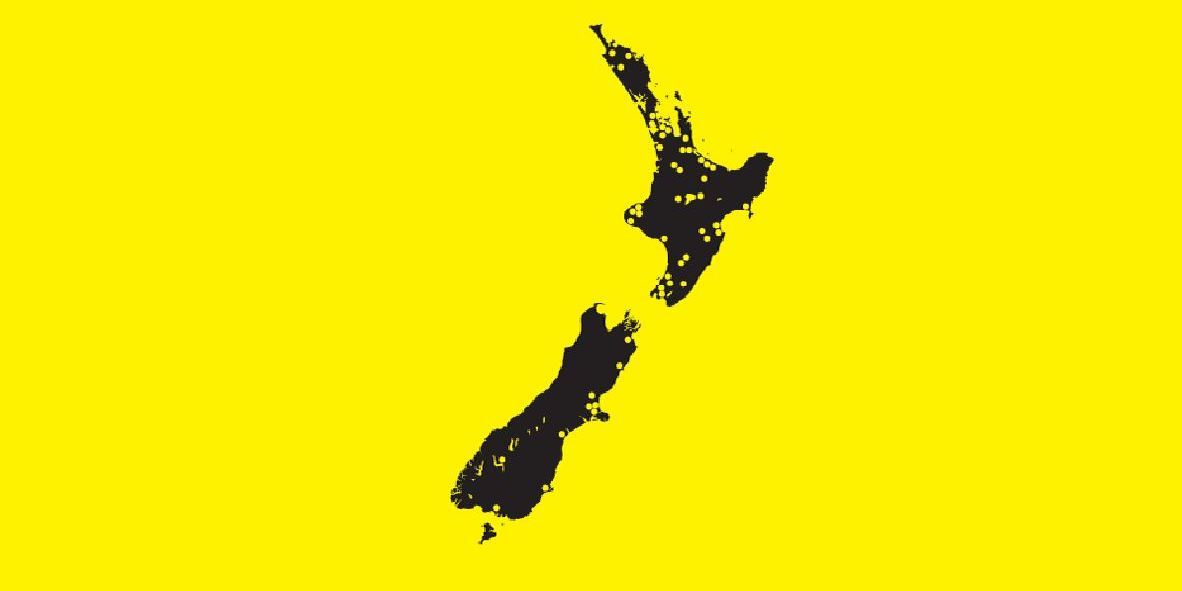 NZ Dealer Search Map