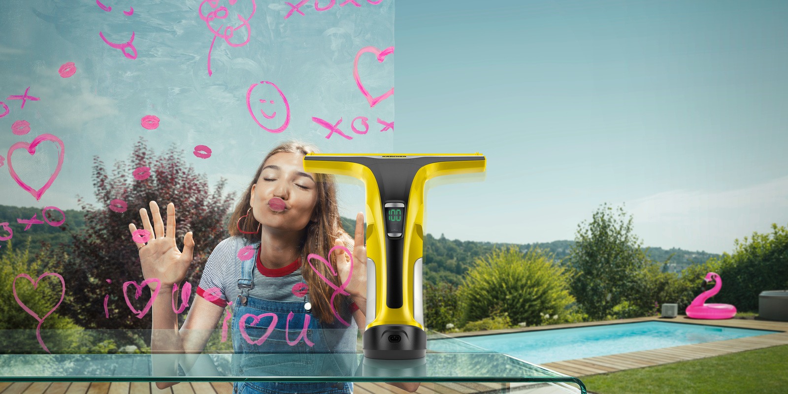 Akku-Fensterreiniger Kärcher Akku-Fenstersauger Akku-FensterreinigerKärcher