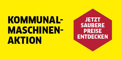 Kärcher Kommunalmaschinen-Aktion Aktionshinweis Kommunalmaschinen