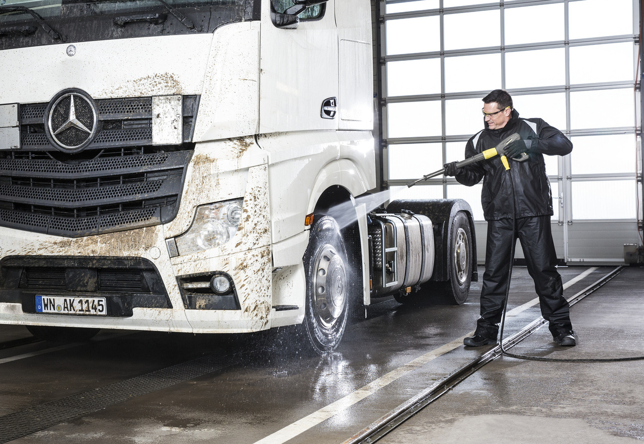 Čištění pomocí horké vody