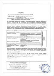 Certyfikat SGV 8/5