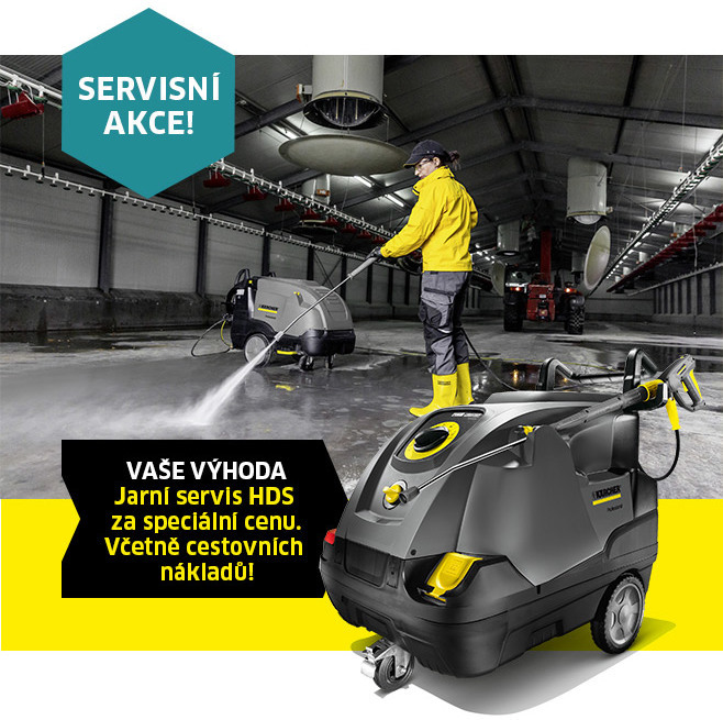 Servisní akce na vysokotlaké čističe Kärcher Servisní akce na vysokotlaké čističe Kärcher