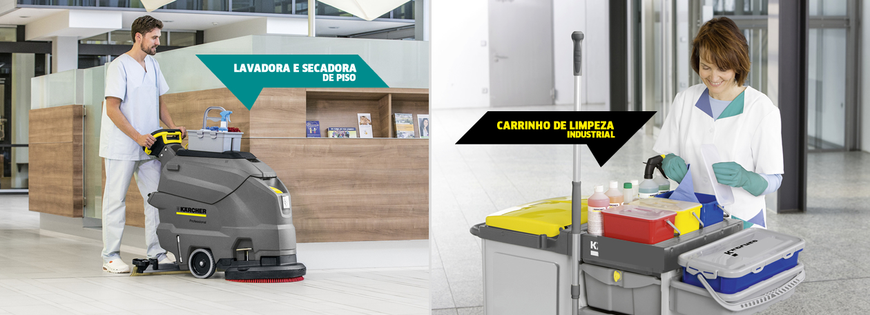Procurando um carrinho de limpeza industrial? Encontre a solução ideal na Kärcher Procurando um carrinho de limpeza industrial? Encontre a solução ideal na Kärcher