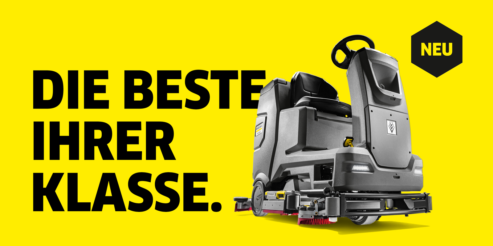 Aufsitz-Scheuersaugmaschinen mit extremer Wendigkeit. Aufsitz-Scheuersaugmaschinen mit extremer Wendigkeit.