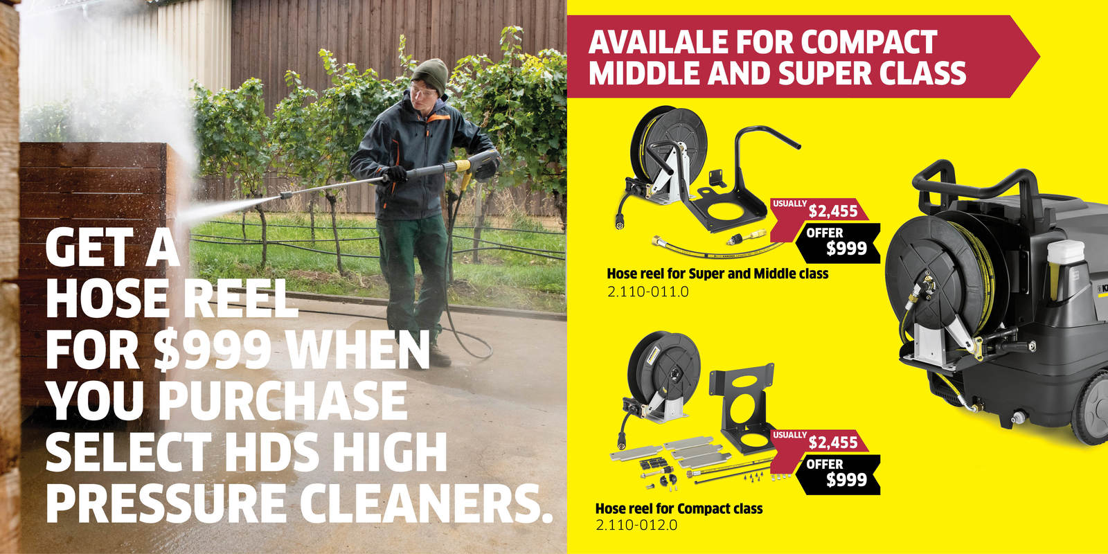 Karcher HDS Hose Reel Offer Karcher HDS Hose Reel Offer