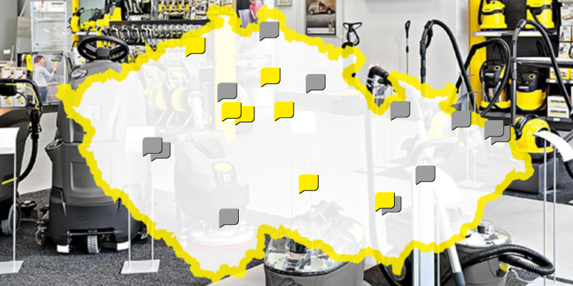 Kärcher Center a partnerské pobočky