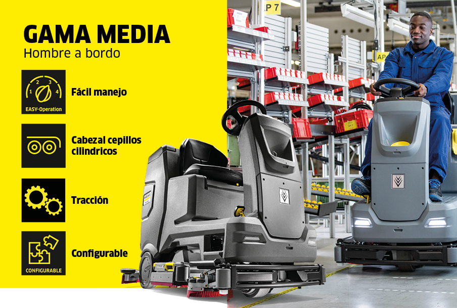 Plan Renueva tu fregadora profesional de conductor sentado Plan Renueva tu fregadora profesional Kärcher de conductor sentado