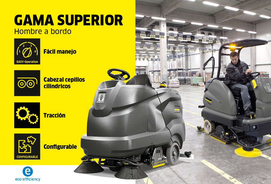 Plan Renove Fregadoras Superior con conductor sentado Fregadoras Superior Kärcher con conductor sentado