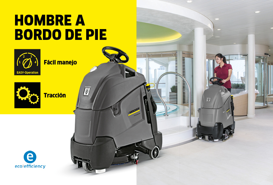 Plan Renove Fregadoras a bordo de pie Plan Renove Fregadoras Kärcher a bordo de pie