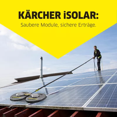 elektrische Solarpanel-Reinigungsbürste Mit Teleskopstange