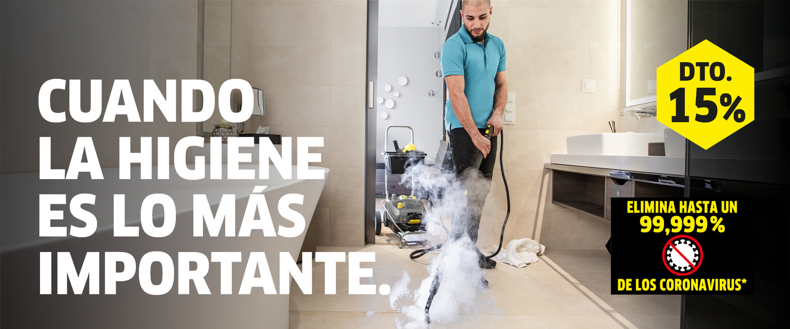 Desinfección e higiene con productos Kärcehr