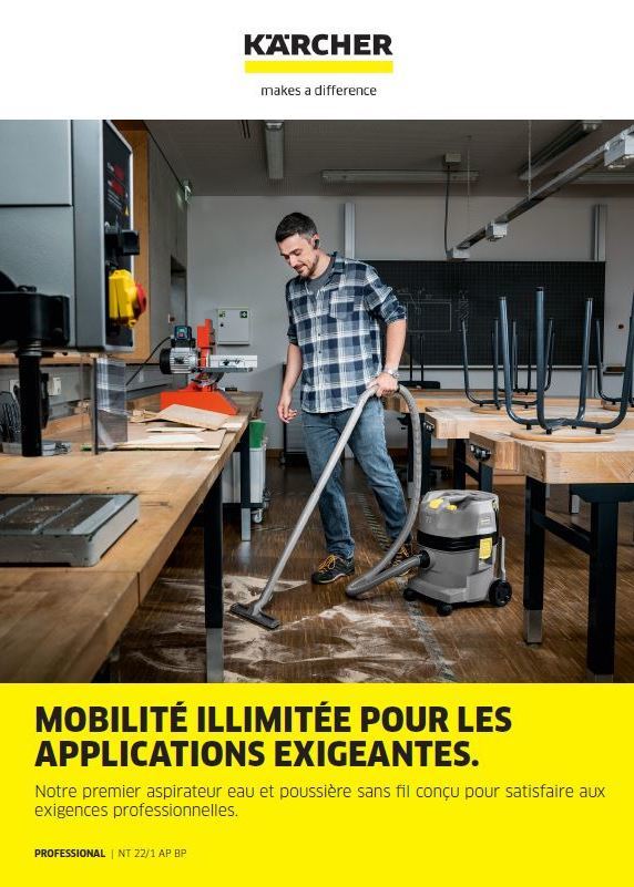 Kärcher Canada - NT 22-1 Bp FR COVER