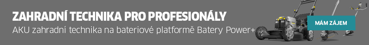 AKU zahradní technika pro profesionály
