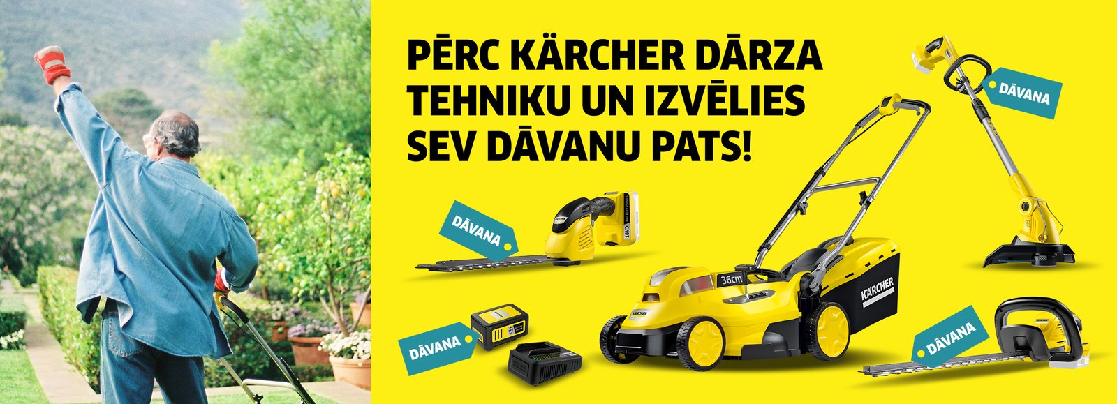Dārza tehnika dāvana Dārza tehnika dāvana