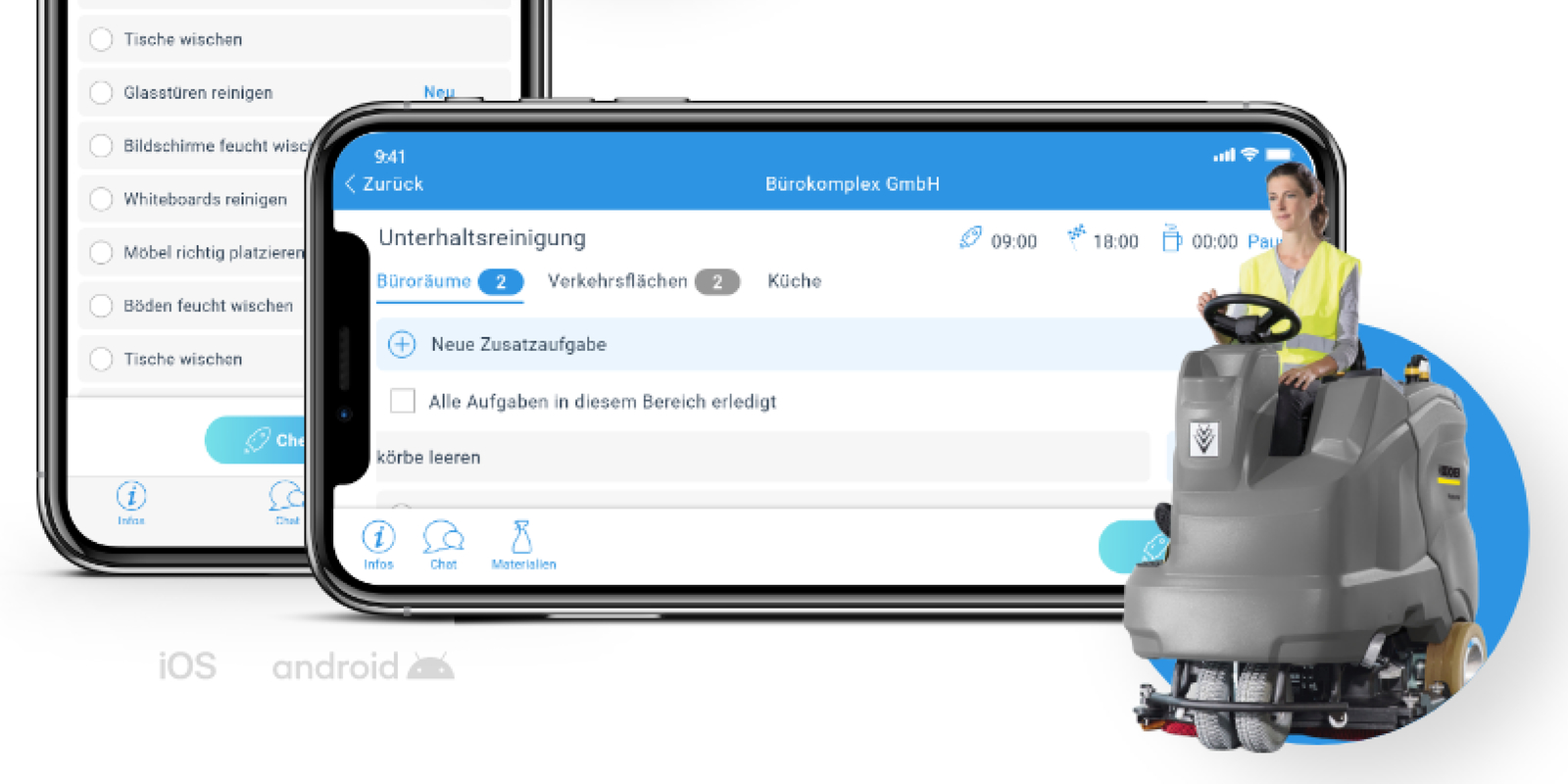Kontaktlose und effiziente Reinigungsplanung mittels Software