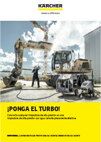 Catalogo hidrolimpiadoras profesionales Kärcher agua caliente