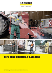 Catalogo hidrolimpiadoras profesionales estacionarias Kärcher 