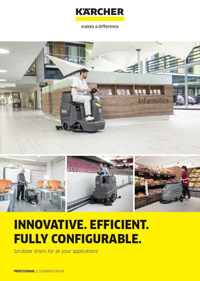 Scrubber and scrubber dryer brochure Scrubber and scrubber dryer brochure
