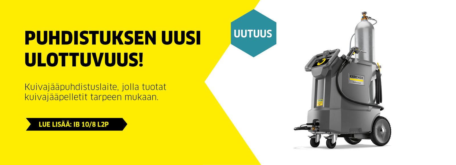 Kärcher uusi IB 10/8 L2P kuivajääpuhdistuslaite